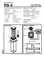 Предварительный просмотр 1 страницы Infinity RS-4 Technical Manual