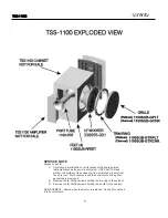 Preview for 8 page of Infinity Total Solutions TSS-1100 Service Manual