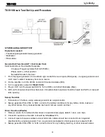 Preview for 10 page of Infinity Total Solutions TSS-1100 Service Manual