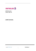 Infinium OMNI Express User Manual preview