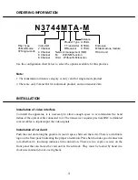 Preview for 5 page of Infinova N3540 User Manual