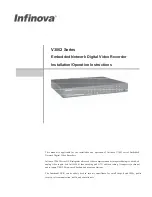 Infinova V3062 Series Installation & Operation Instructions предпросмотр