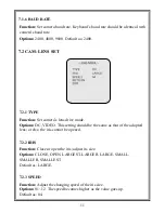 Preview for 14 page of Infinova V5121-A7 Series Instruction Manual