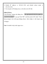 Preview for 26 page of Infinova V6202IR-H02 Series Instruction Manual