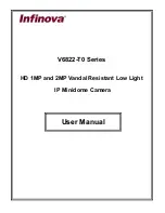 Infinova V6822-T0 Series User Manual предпросмотр