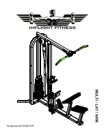 Preview for 1 page of Inflight Fitness Multi-Lat/Arm Assembly Instructions Manual