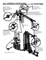 Preview for 9 page of Inflight Fitness Multi-Lat/Arm Assembly Instructions Manual