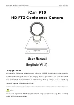 Preview for 2 page of infobit iCam P10 User Manual