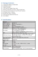 Preview for 4 page of infobit iMatrix H88H150 User Manual