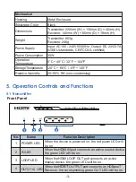 Preview for 5 page of infobit iSwitch 104H150 User Manual