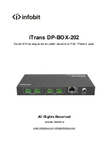 Предварительный просмотр 1 страницы infobit iTrans DP-BOX-202 Manual