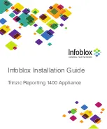 Infoblox Trinzic Reporting 1400 Installation Manual preview