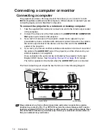 Preview for 14 page of InFocus IN100 series Reference Manual