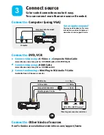 Preview for 3 page of InFocus IN1100 Series Quick Start Manual