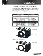 Предварительный просмотр 17 страницы InFocus IN13x Series Manual