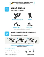 Preview for 2 page of InFocus IN146 Quick Start Manual