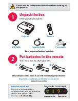 Preview for 2 page of InFocus IN2106: IN2104: Quick Start Manual