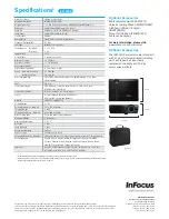 Preview for 2 page of InFocus IN3118HD Specifications