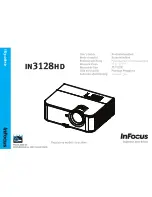 InFocus IN3128HD User Manual предпросмотр