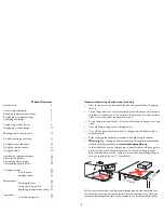 Предварительный просмотр 3 страницы InFocus IN38 Reference Manual