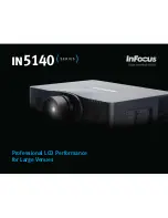 Preview for 1 page of InFocus in5140 series Specifications