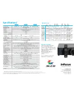 Preview for 4 page of InFocus in5140 series Specifications