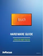 InFocus JTOUCH INF7001A Hardware Manual предпросмотр