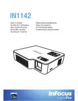 InFocus LightPro IN1142 User Manual preview