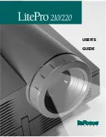 Предварительный просмотр 1 страницы InFocus LitePro 210 User Manual