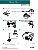 Preview for 1 page of InFocus LitePro 610 Quick Start Manual