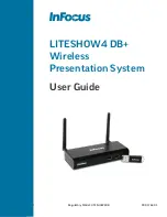 InFocus LITESHOW4 DB+ User Manual preview