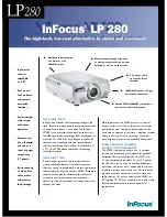 InFocus LP280 Brochure preview