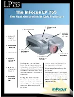 InFocus LP755 Brochure preview