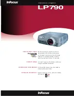 Preview for 1 page of InFocus LP790 Brochure & Specs