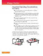 Preview for 5 page of InFocus LPX6 Reference Manual