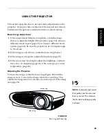 Preview for 37 page of InFocus LS110 User Manual