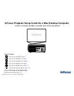 Preview for 1 page of InFocus Projector Setup Manual