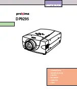 InFocus proxima DP9295 User Manual preview