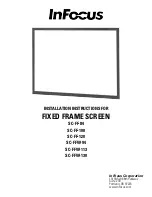 InFocus sc-FF-84 Installation Instructions Manual preview