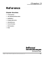 Preview for 73 page of InFocus ScreenPlay 50md10 User Manual