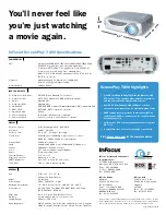 Preview for 2 page of InFocus ScreenPlay 7200 Specifications