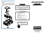 Предварительный просмотр 2 страницы InFocus SP-CEIL-003 Installation Instructions