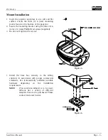 Предварительный просмотр 9 страницы InFocus SP-CEIL-012 Installation Manual