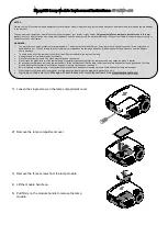 Предварительный просмотр 1 страницы InFocus SP-LAMP-088 Replacement Instructions