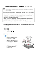 InFocus SP-LAMP-100 Replacement Instructions preview