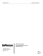 Preview for 16 page of InFocus SP-WALLKIT-01 Installation Instructions Manual