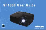 InFocus sp1080 User Manual preview