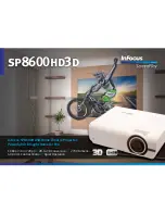 InFocus sp8600hd3d Specifications preview