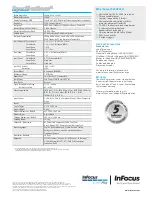 Preview for 2 page of InFocus sp8604 Specifications