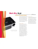 Предварительный просмотр 2 страницы InFocus Work Big IN38 User Manual